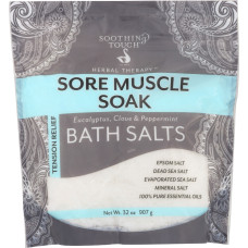 SOOTHING TOUCH: Sore Muscle Soak Bath Salts, 32 oz SOOTHING TOUCH: Sore Muscle Soak Bath Salts, 32 oz