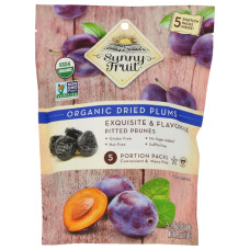 SUNNY FRUIT: Organic Dried Plums, 5.3 oz SUNNY FRUIT: Organic Dried Plums, 5.3 oz