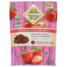 SUNNY FRUIT: Organic Dried Strawberries, 3.5 oz SUNNY FRUIT: Organic Dried Strawberries, 3.5 oz