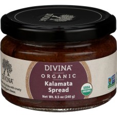 DIVINA: Organic Kalamata Spread, 8.5 oz