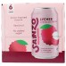 SANZO: Lychee Sparkling Water 6Pk, 72 fo