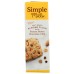 SIMPLE MILLS: Peanut Butter Chocolate Chip Soft Baked Bars, 5.99 oz