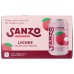 SANZO: Lychee Sparkling Water 6Pk, 72 fo