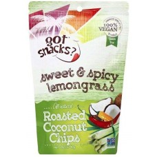 GOT SNACKS: Chip Coconut Roasted Lemongrass Sweet & Spice, 1.43 OZ