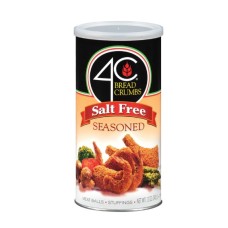4C FOODS: Salt Free Seasoned Bread Crumbs, 12 oz