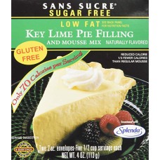 SANS SUCRE: Key Lime Pie Filling and Mousse Mix, 4 oz