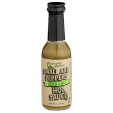 SMALL AXE PEPPERS: Sauce Hot Serrano, 5 oz