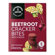 RUTHERFORD & MEYER: Cracker Bites Beetroot, 4.76 oz