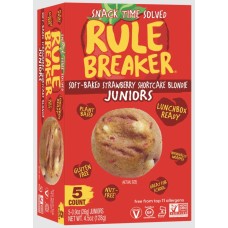 RULE BREAKER SNACKS: Cookies Chickpea Strawberry Shortcake, 4.5 oz