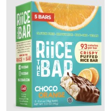 RIICE: Bar Choco Orange, 3 oz