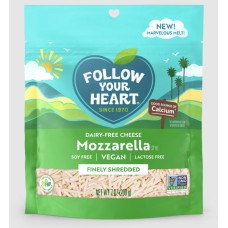 FOLLOW YOUR HEART: Mozzarella Shredded, 7 oz
