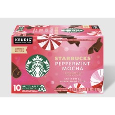 STARBUCKS: Coffee Pprmnt Mocha Kcup, 10 ea