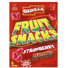 GEDILLA: Strawberry Fruit Snacks, 5.40 oz