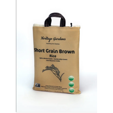 HERITAGE GARDENS: Rice Brown Short Grain, 2 LB