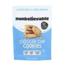 NUNBELIEVABLE: Cookies Choc Chip, 2.26 oz