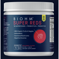BIOHM: Superfood Reds Probiotic, 8.5 OZ