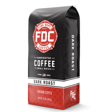 FIRE DEPARTMENT COFFEE: Coffee Grnd Dark Roast, 12 OZ