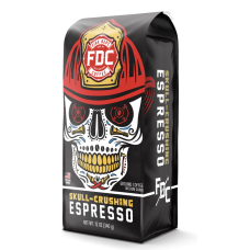FIRE DEPARTMENT COFFEE: Espresso Grnd Skull Crush, 12 OZ