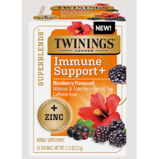 TWINING TEA: Tea Sprblend Imm Zinc, 16 BG