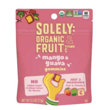 SOLELY: Gummies Mango And Guava, 2.5 oz