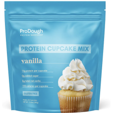 PRODOUGH BAKERY: Cupcake Protein Vanilla, 13.4 oz