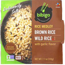 BIBIGO: Rice Brown And Wild, 7.7 OZ