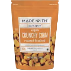 MADE WITH: Corn Crunchy Rst Sltd, 6 oz