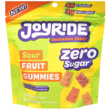 JOYRIDE: Gummies Sour Fruit Zero, 5.4 OZ