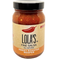 LOLAS FINE HOT SAUCE: Salsa Swt Roasted Reaper, 16 OZ