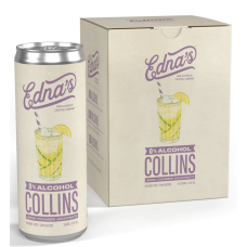 EDNA'S: Mocktail Na Collins 4pk, 48 fo