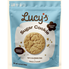 LUCY'S: Cookies Sugar, 4.25 oz