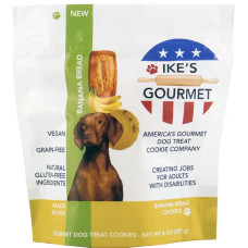 IKE'S GOURMET: Treat Dog Ckie Banana Br, 8 oz