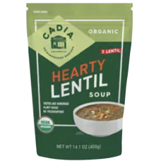 CADIA: Soup Three Lentil Org, 14.1 oz
