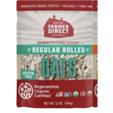 FARMER DIRECT ORGANIC: Oats Rolled Regular Roc, 16 oz