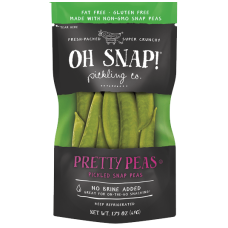 OH SNAP: Pretty Peas Pickled Snap Peas, 1.75 oz