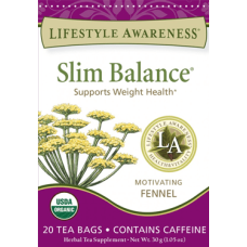 LIFESTYLE AWARENESS: Slim Balance Herb Tea, 20 teabags