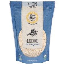 1000 SPRINGS MILL: Oats Quick Organic, 16 oz