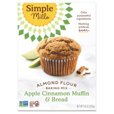 SIMPLE MILLS: Apple Cinnamon Muffin Mix, 9 oz