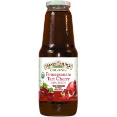 SMART JUICE: 100% Juice Organic Pomegranate Tart Cherry, 33.8 oz