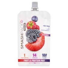SMASH PACK: Fruit & Protein Pack Mixed Berry, 5 oz