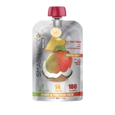SMASH PACK: Fruit & Protein Pack Tropical, 5 oz