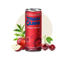 TRANQUINI: Apple Cherry Sparkling Beverage, 12 oz