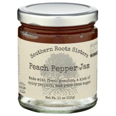 SOUTHERN ROOTS SISTERS: Jam Peach Pepper, 11 oz