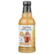SKINNY SYRUPS: Keto Salted Caramel Syrup with MCT, 12.7 oz