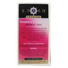 STASH: Tea Herbal Tea Strawberry Pomegranate Caffeine Free 18 Tea Bags, 1.1 Oz