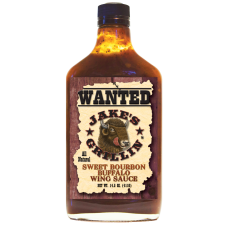 JAKES GRILLIN: Sweet Bourbon Wing Sauce, 14.5 oz