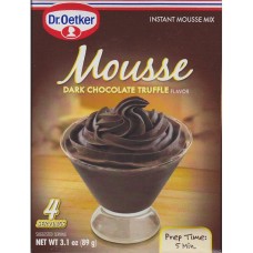 DR OETKER: Dark Chocolate Truffle Mousse Supreme, 3.1 oz
