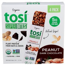 TOSIHEALTH: Peanut Dark Chocolate Superbites, 4 oz