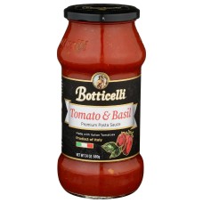 BOTTICELLI FOODS LLC: Tomato and Basil Sauce, 24 oz