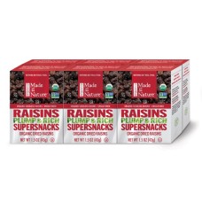 MADE IN NATURE: Raisins Thompson 6pack, 6 oz